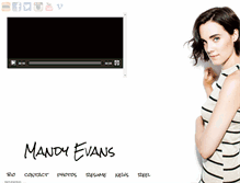 Tablet Screenshot of mandyevans.net
